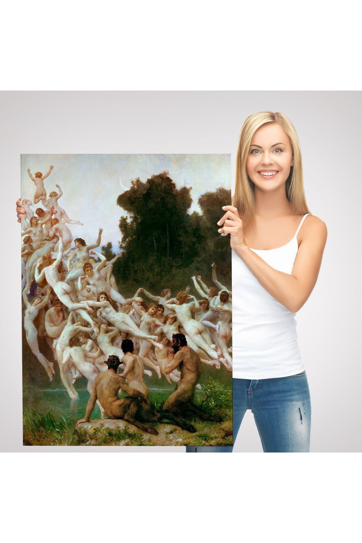 William-Adolphe Bouguereau Tarafından Çizilen Oreads Adlı Tablosu -6370