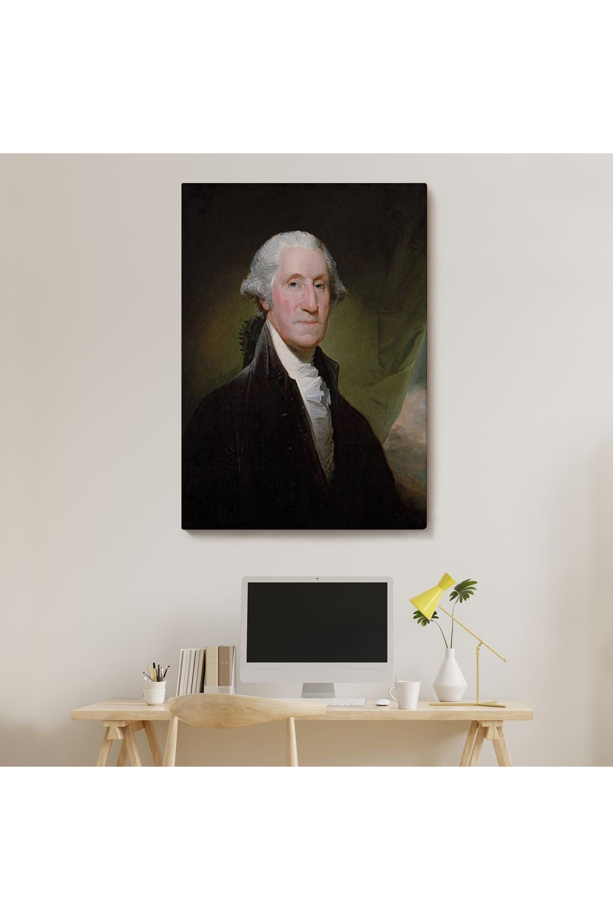 YB   Amerika Birleşik Devletleri Kurucusu George Washington Duvar Tablosu-6411