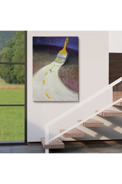 YB HG Kendi Yolunu Çiz Duvar Tablosu-6071