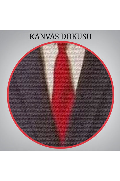 Renee Magritte'in Adamın Oğlu İsimli Eseri Kanvas Tablo-5132