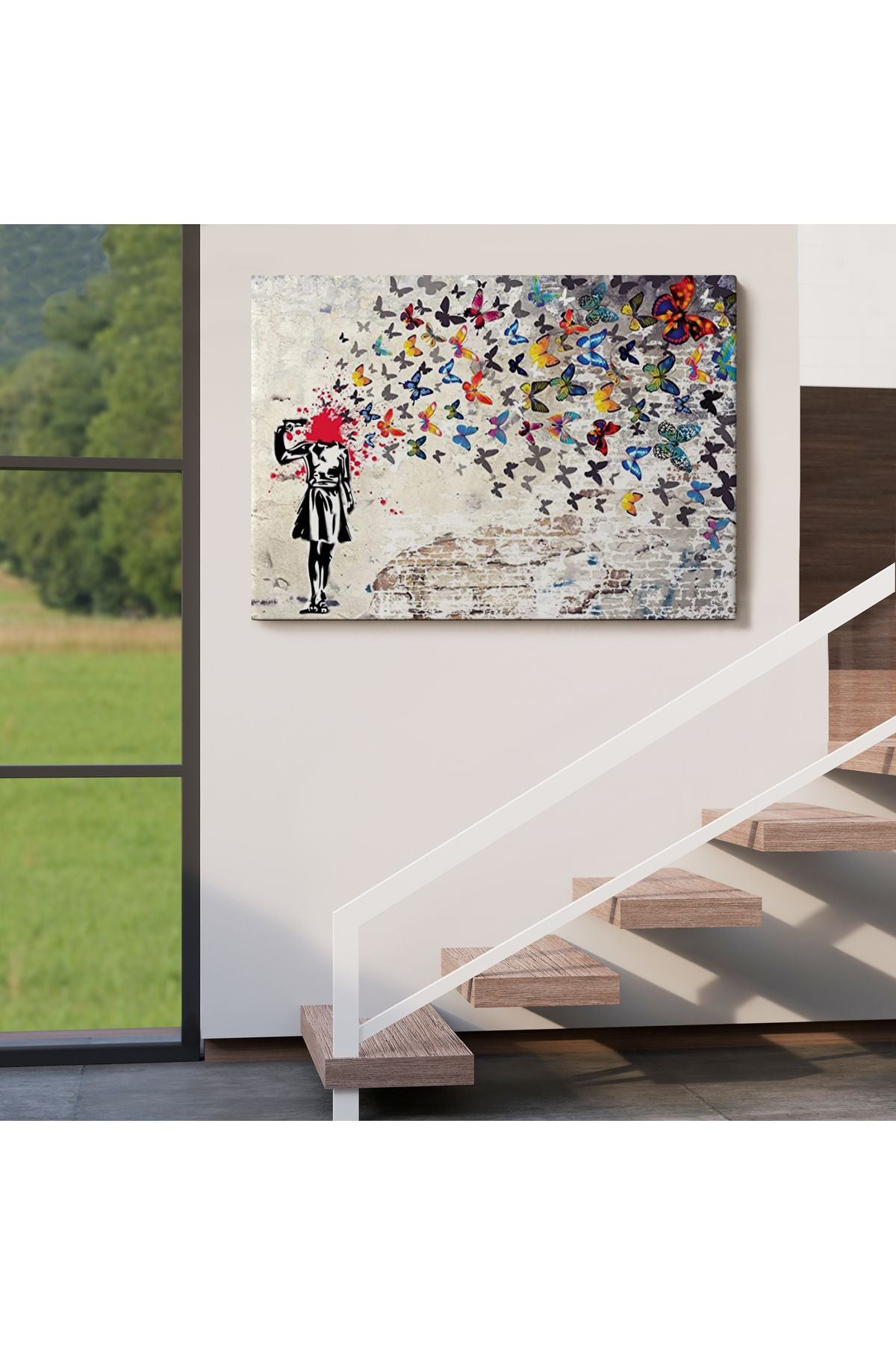 Kelebek Kanvas Tablo