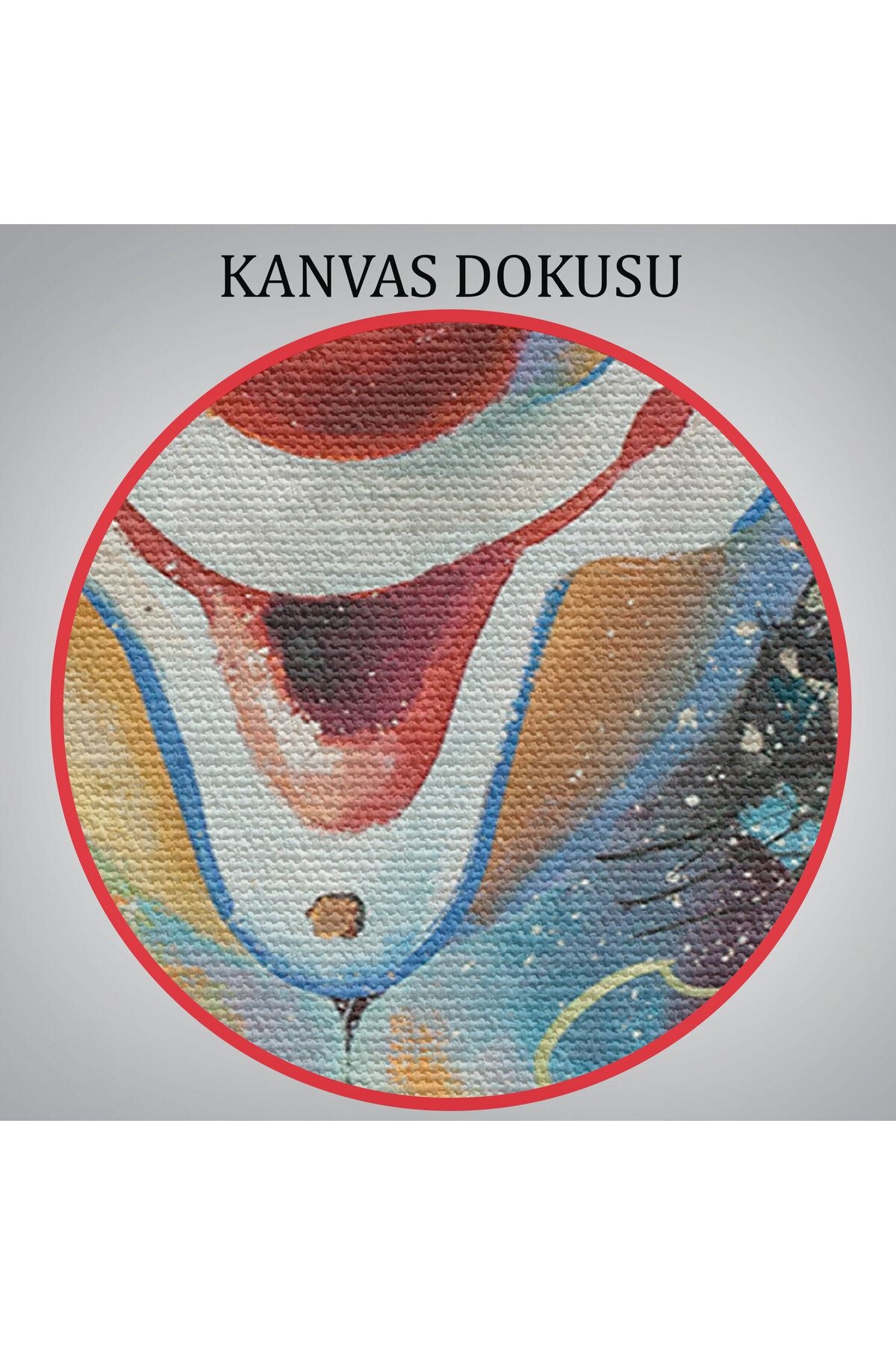 Bir Çiçekli Palyaço Yağlıboya Görünüm Dekoratif Kanvas Duvar Tablosu-5838