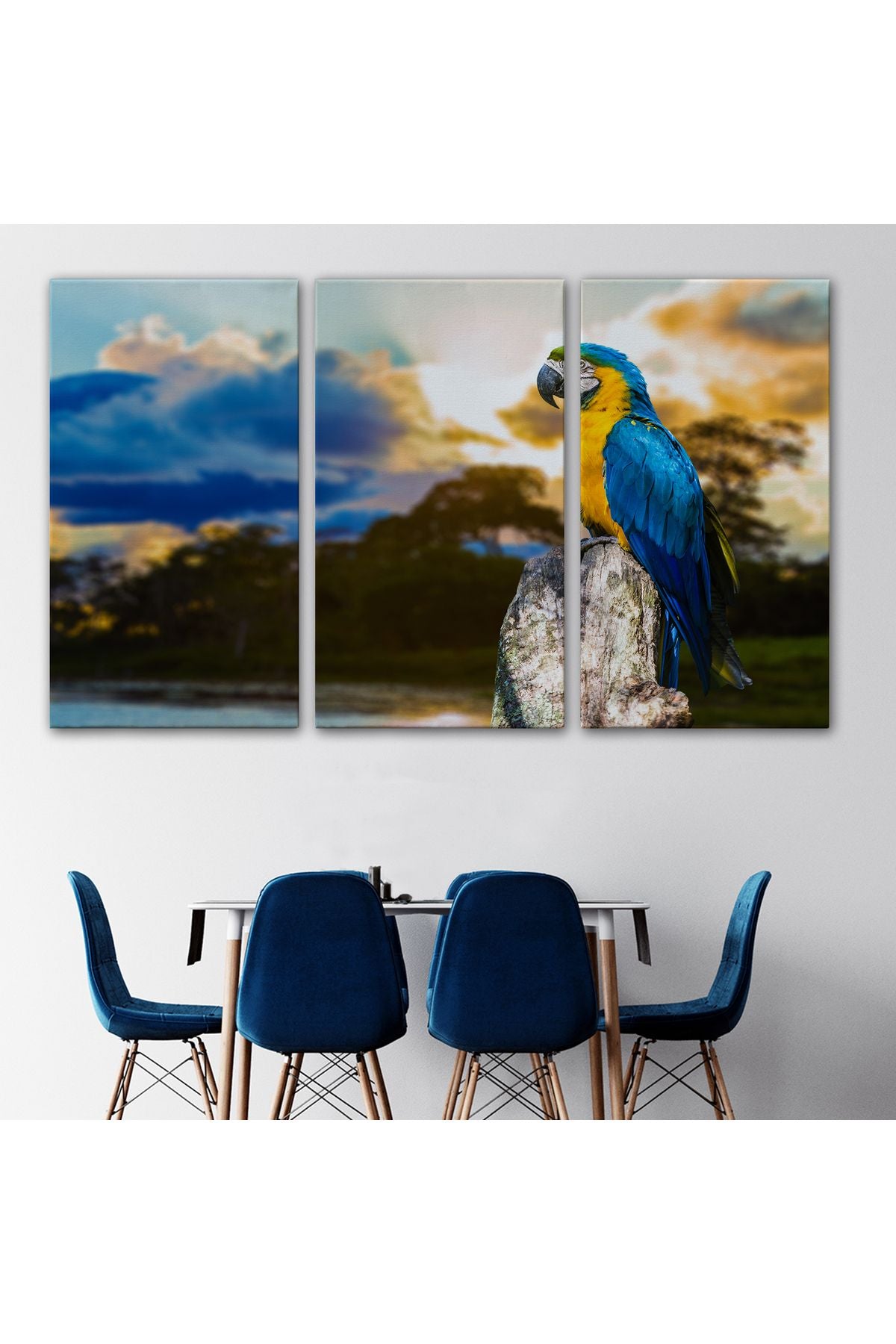 Papağan Dekoratif Kanvas Tablo 1123