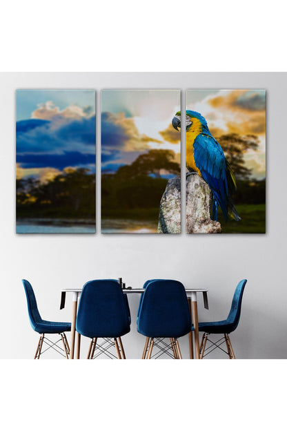 Papağan Dekoratif Kanvas Tablo 1123