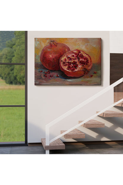 DB HG Nar Yağlı Boya Görünümlü Klasik Sanat Tablosu-1230