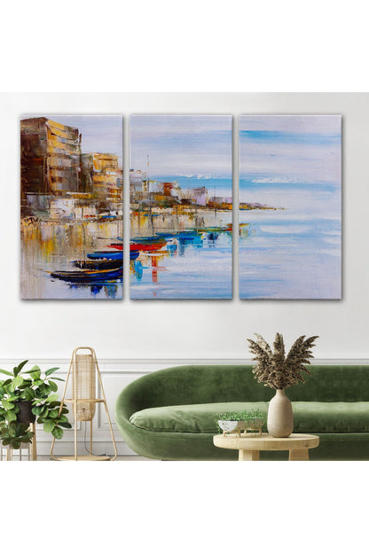 Mykonos Limanı Duvar Tablosu-1209