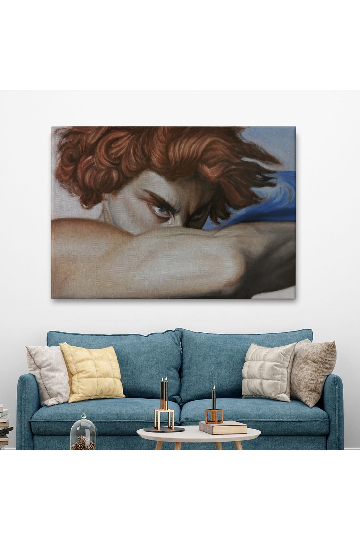 Düşmüş Meleğin Gözyaşları Tablosu, Alexandre Cabanel Fallen Angel's Eyes Tablosu-5384