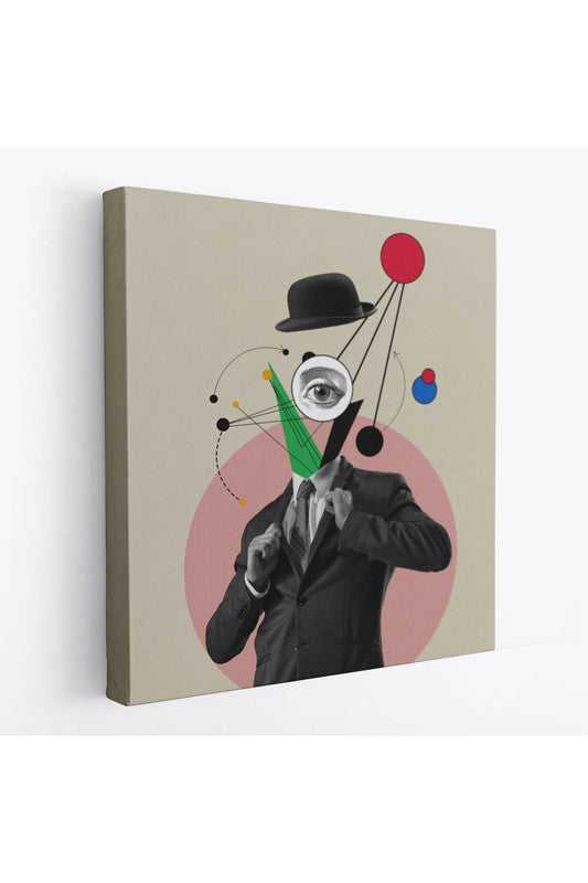 Pop Art Tablo, Kahve İçen Çizgi Roman Kahramanı-5802