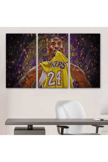 Kobe Bryant Los Angeles Lakers Kanvas Tablo / Black Mamba-5151