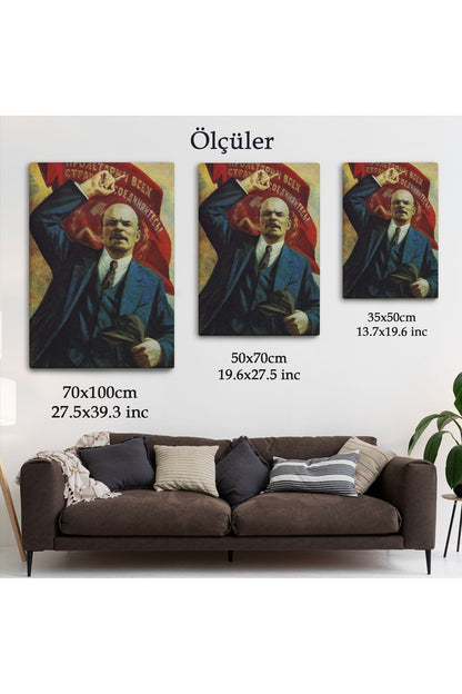 Vladimir Ilyic Lenin Dekoratif Duvar Tablosu-6235
