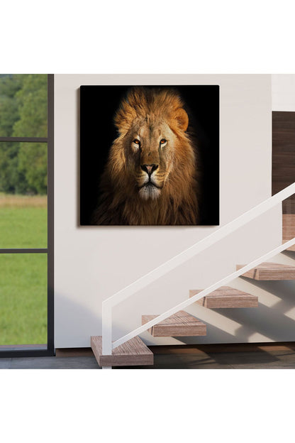 Aslan Dekoratif Kanvas Tablo-5847
