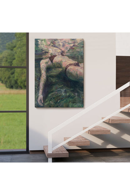 Deniz Altındaki Kadın Dekoratif Duvar Tablosu-6402