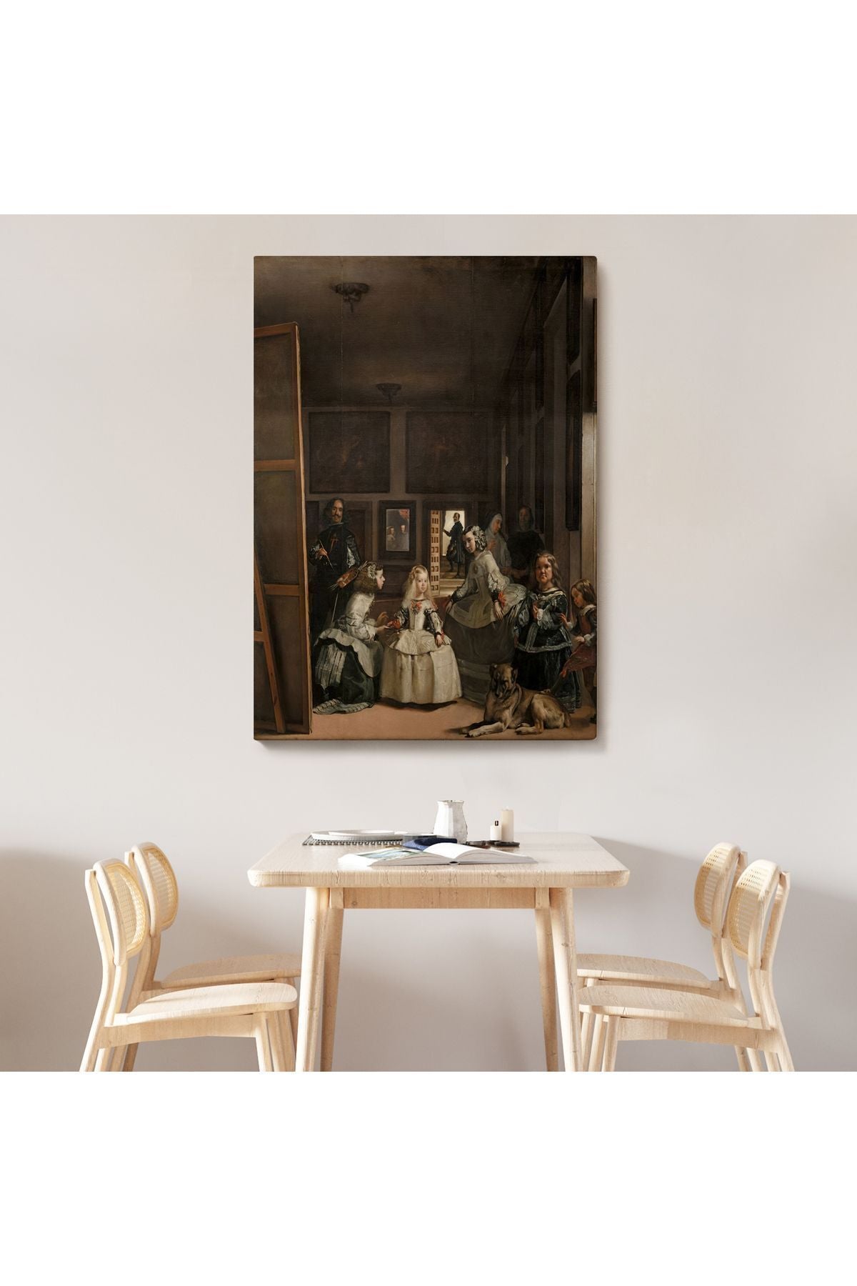 Özel Tasarım, Dekortif BaskıLas Meninas-Diego Velázquez Klasik Sanat Kanvas Tablo-5243