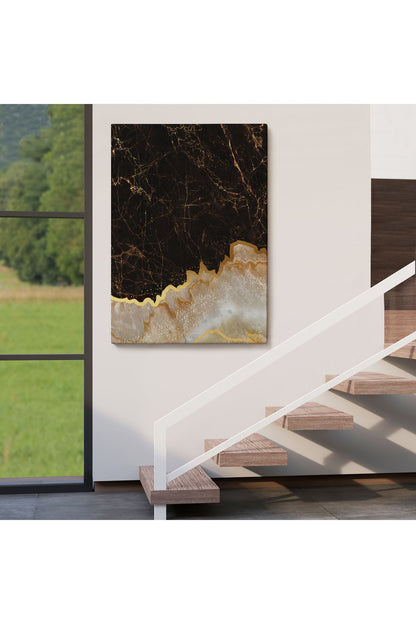 Mermer Desenli Dekoratif Kanvas Tablo-5176
