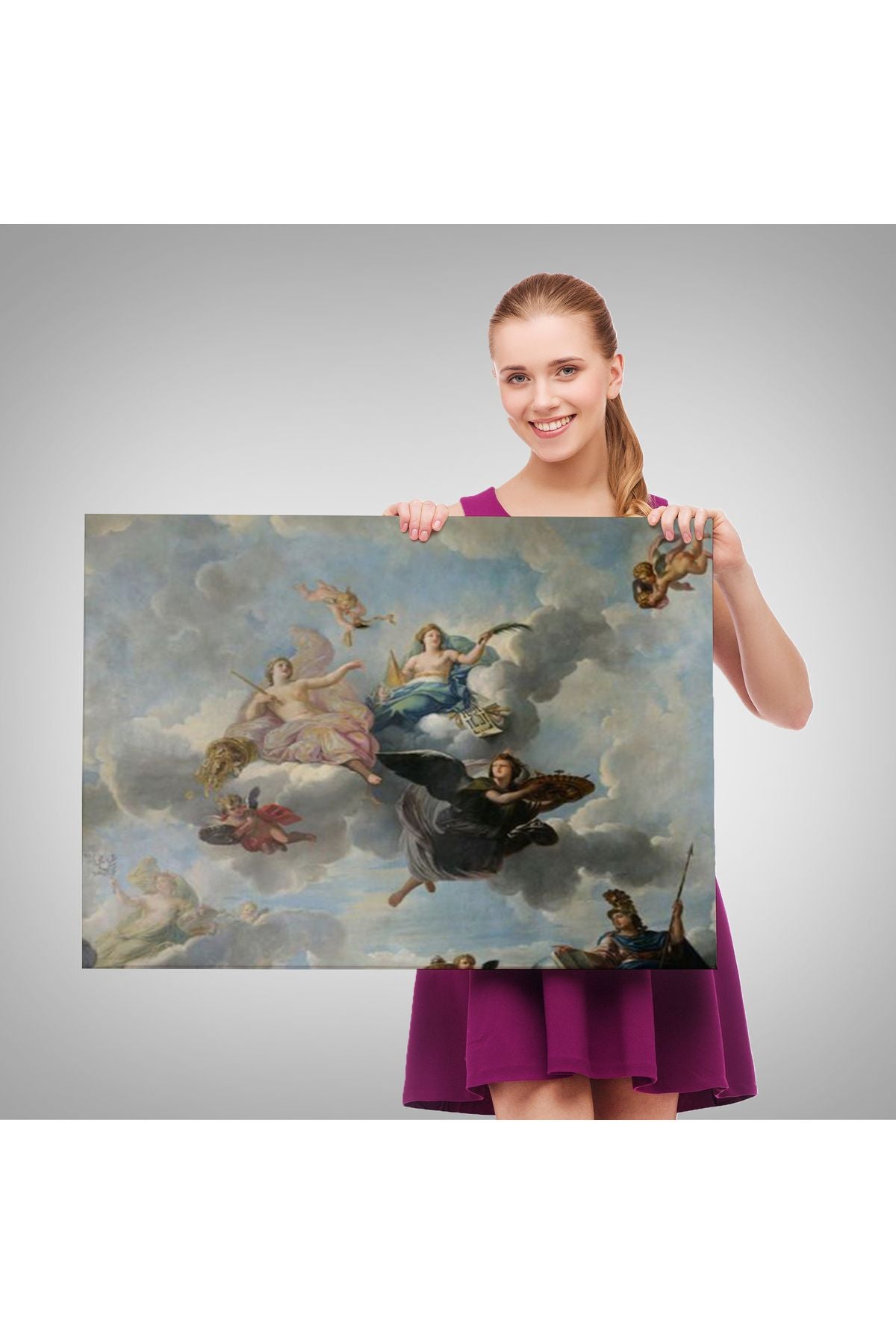 Yeryüzü ve Gökyüzü Duvar Tablosu-6581