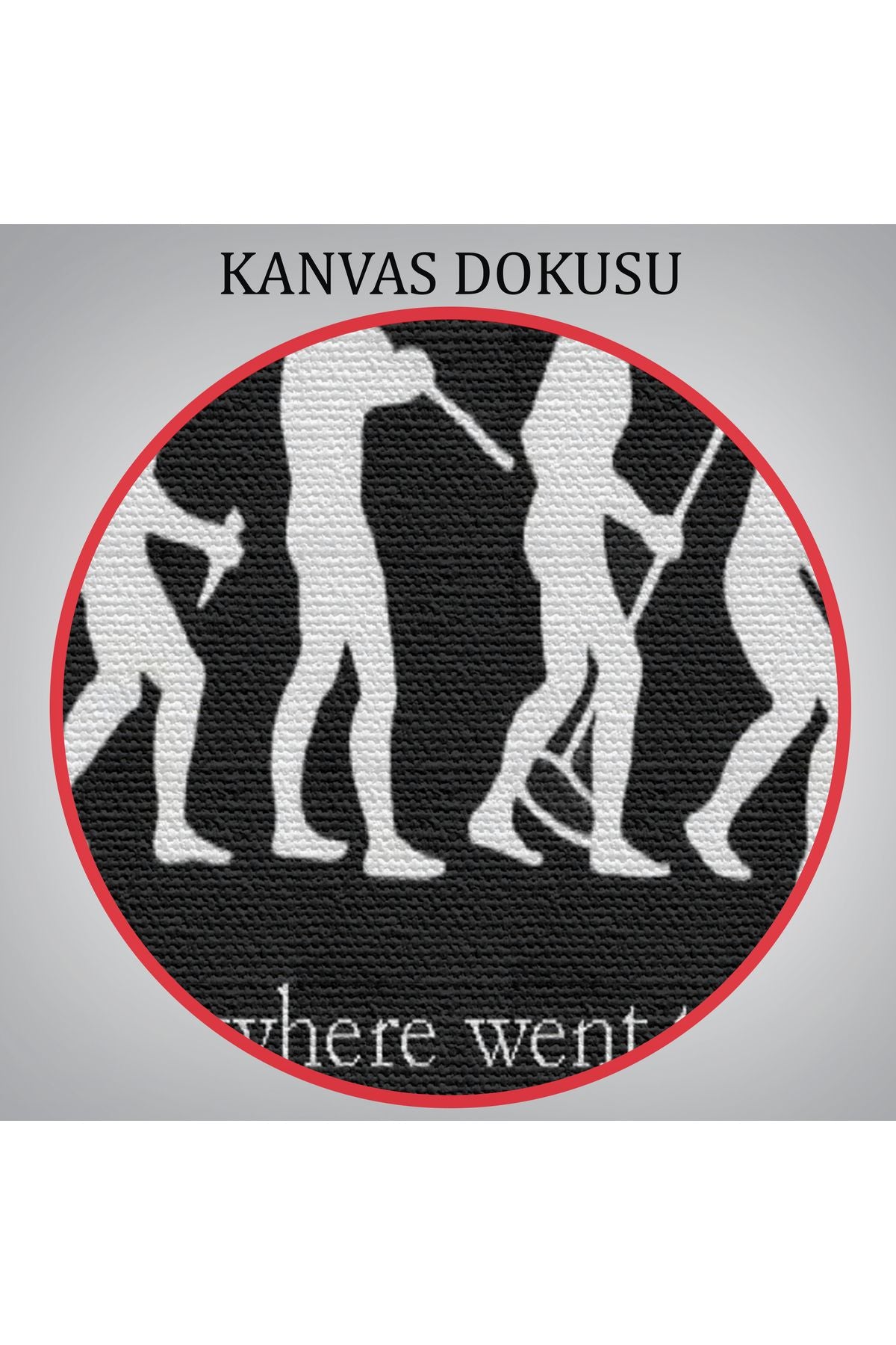 Bir Yerde Bir Şey Çok Yanlış Gitti Kanvas Duvar Tablosu-5410