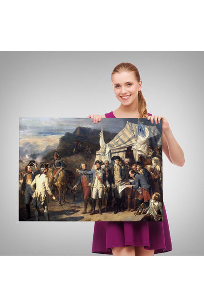 YB Yorktown Kuşatması Tablosu - Couder Yorktown Versailles-6546