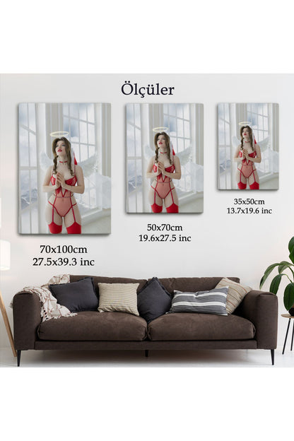 Melek Kız Kanvas Tablo-5266