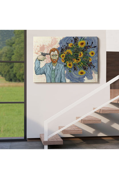 Vincent van Gogh Gerçeküstü İntahar Tablosu-6659