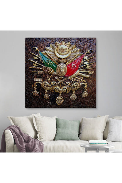Osmanlı Tuğrası Kanvas Tablo-5866