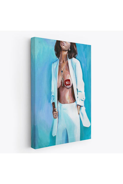 Feminist Kadın Kanvas Tablo-5118