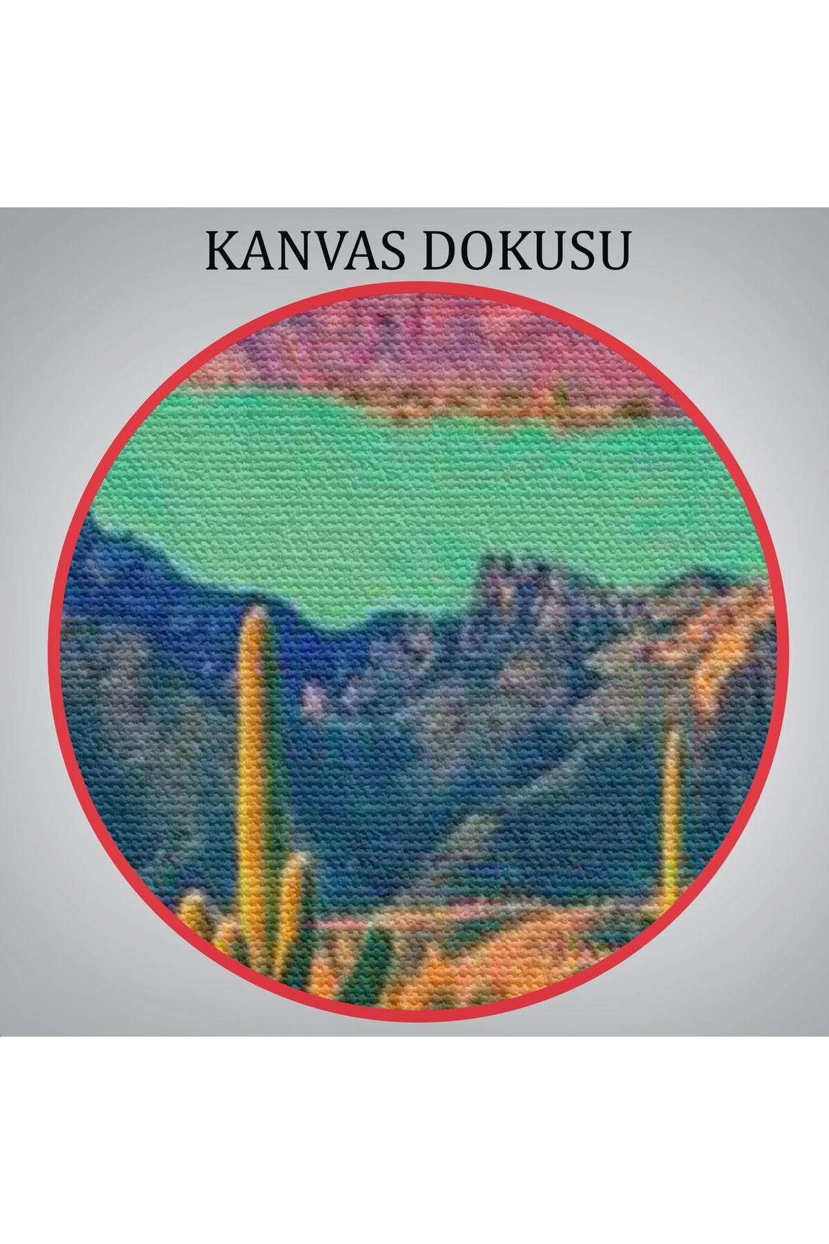 Sürreal Colorado Yol Manzarası Dekoratif Duvar Tablosu-6207