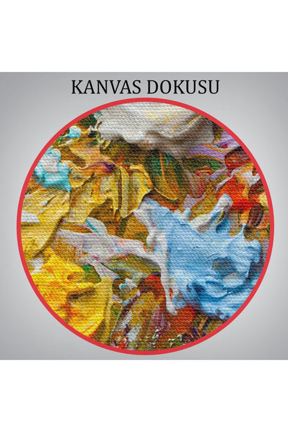 Yağlıboya Çiçek Sanatı Tablosu-5927