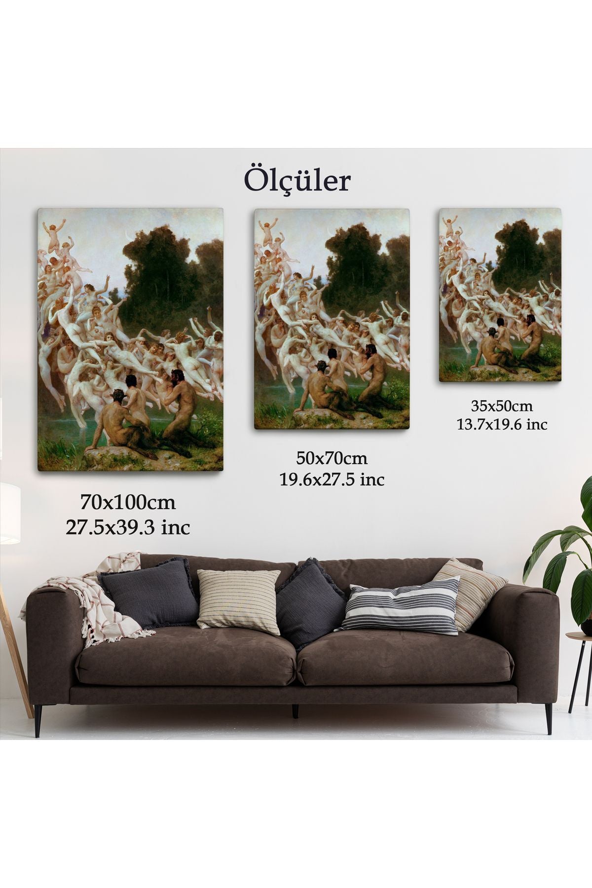 William-Adolphe Bouguereau Tarafından Çizilen Oreads Adlı Tablosu -6370