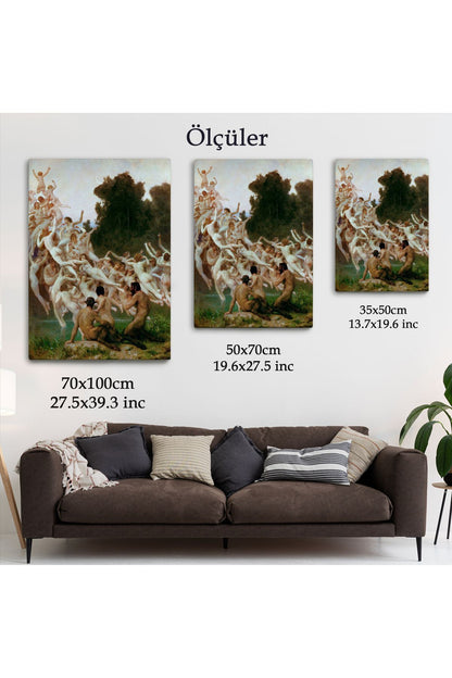 William-Adolphe Bouguereau Tarafından Çizilen Oreads Adlı Tablosu -6370