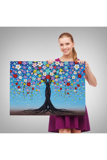 Özel Tasarım, Dekortif  BaskıOrmandaki Geyik Tablosu-6566