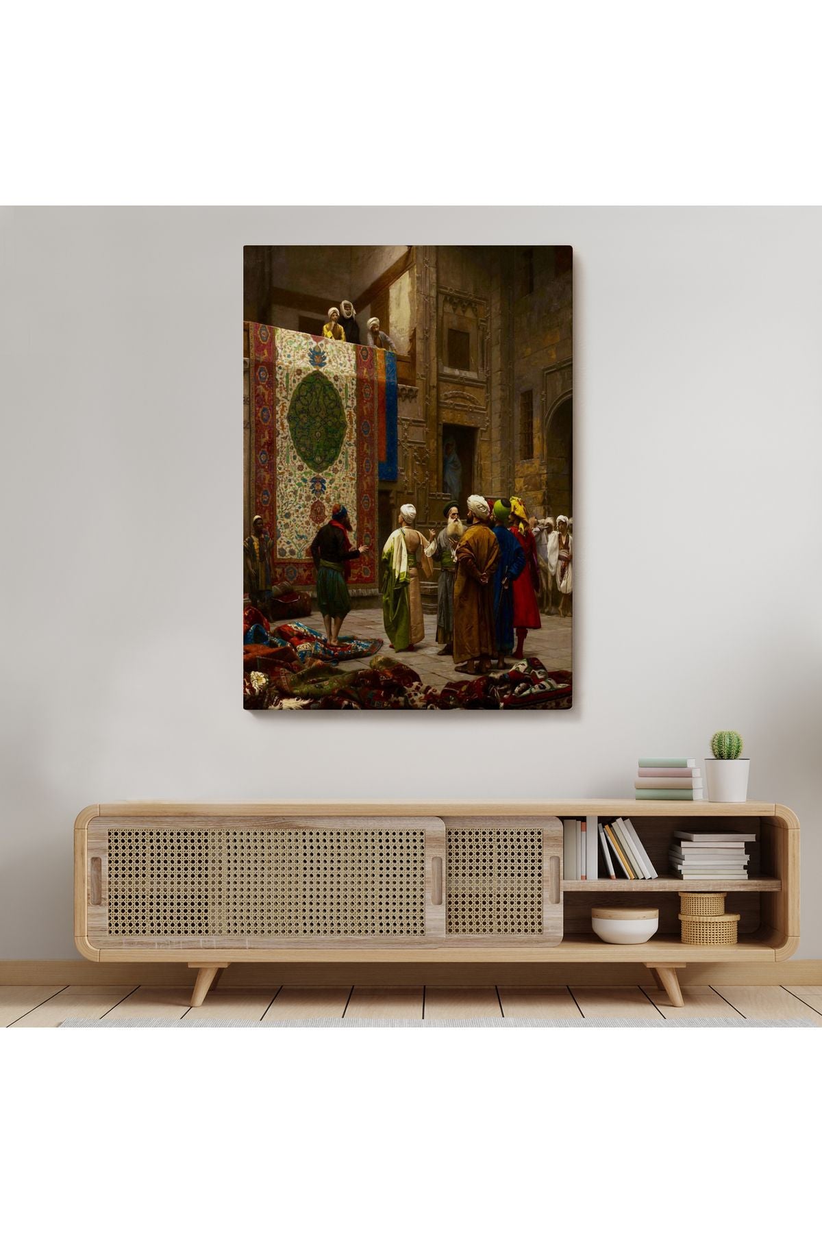 Osman Hamdi Bey'in Halı Tüccarı İsimli Eseri Kanvas Tablo-5123
