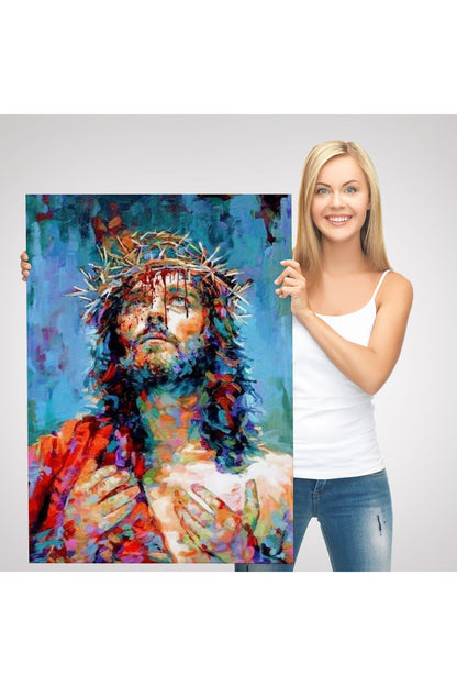 Dekoratif Kanvas Tablo, Duvar Tablosu-Hz İsa Mesih 6308