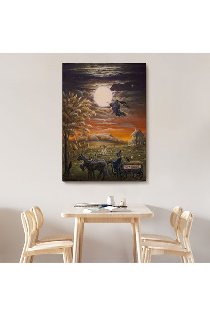 Cadılar Bayramı Helloven Dekoratif Duvar Tablosu -6251