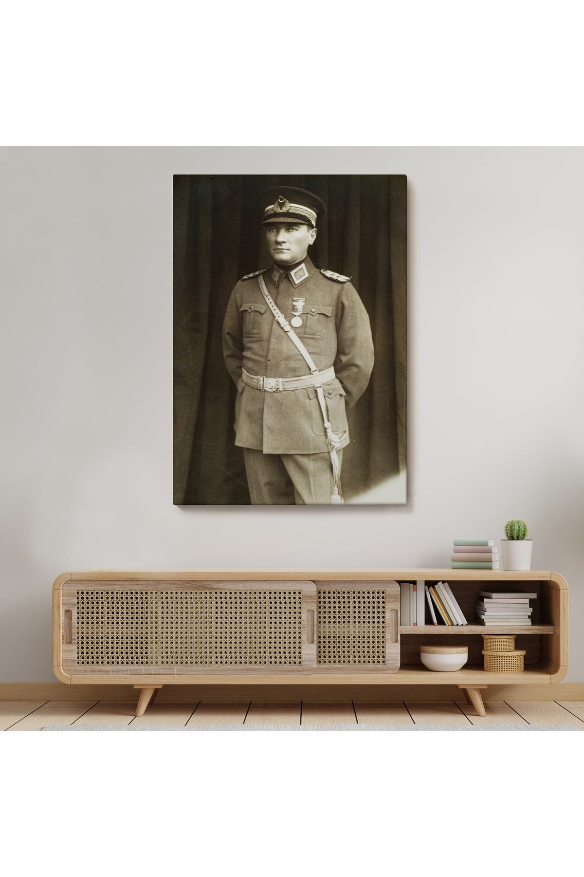 Atatürk Portre Tablosu Türkiye Cumhuriyeti Kurucusu Mustafa Kemal Atatürk Dekoratif Tablo-CU-73