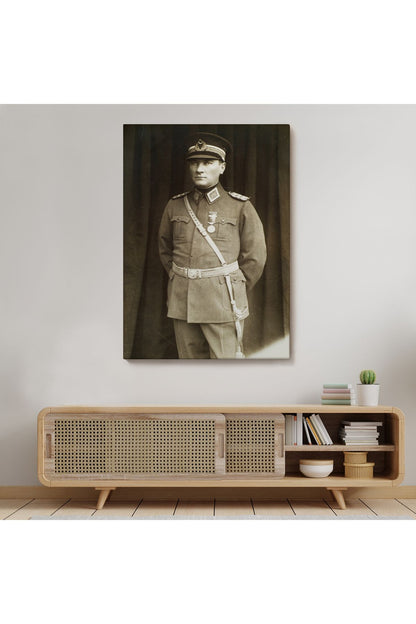 Atatürk Portre Tablosu Türkiye Cumhuriyeti Kurucusu Mustafa Kemal Atatürk Dekoratif Tablo-CU-73