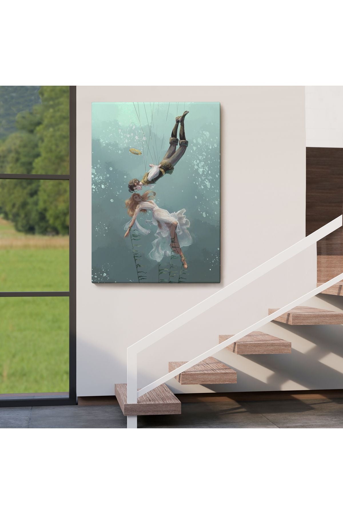 Kötü Kral Jude & Cardan, Denizler Altındaki Aşıklar Kanvas Tablo-5287