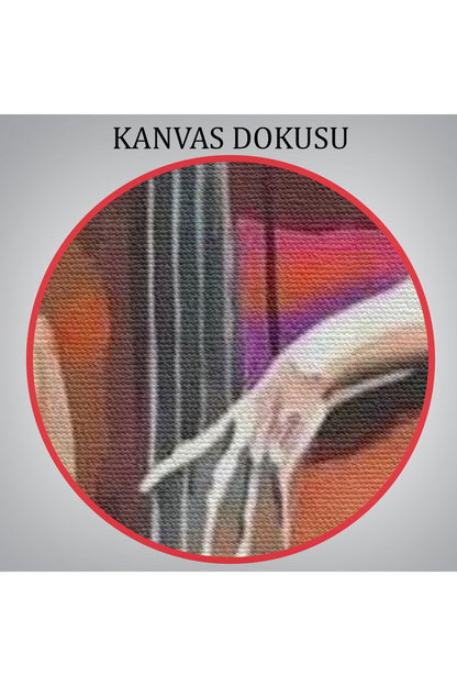 Dekoratif Kanvas Tablo, Duvar Tablosu-Çello Virtüözü Kadın 6167