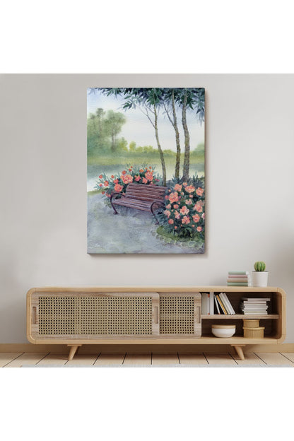 Pembe Çiçekler Kanvas Tablo-5974