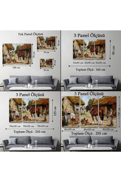 YB Ortacağ Alman Köyü Duvar Tablosu-6605