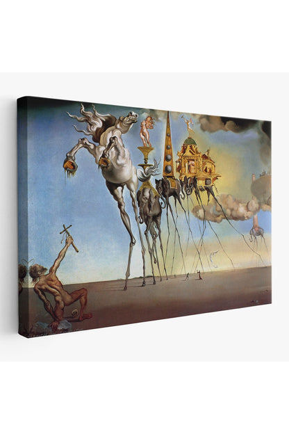 Salvador Dali - The Temptation of St. Anthony Kanvas Tablo-5162