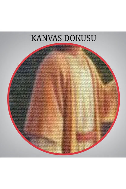 Dekoratif Kanvas Tablo-Hristiyan Duvar Sanatı, Kuzular ve Göl Kenarında İsa Mesih 5272