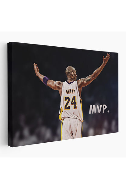 SZ KVS1-Dekoratif Duvar Tablosu-Kobe Bryant Black Mamba Lakers'ta Kanvas Tablo 5152