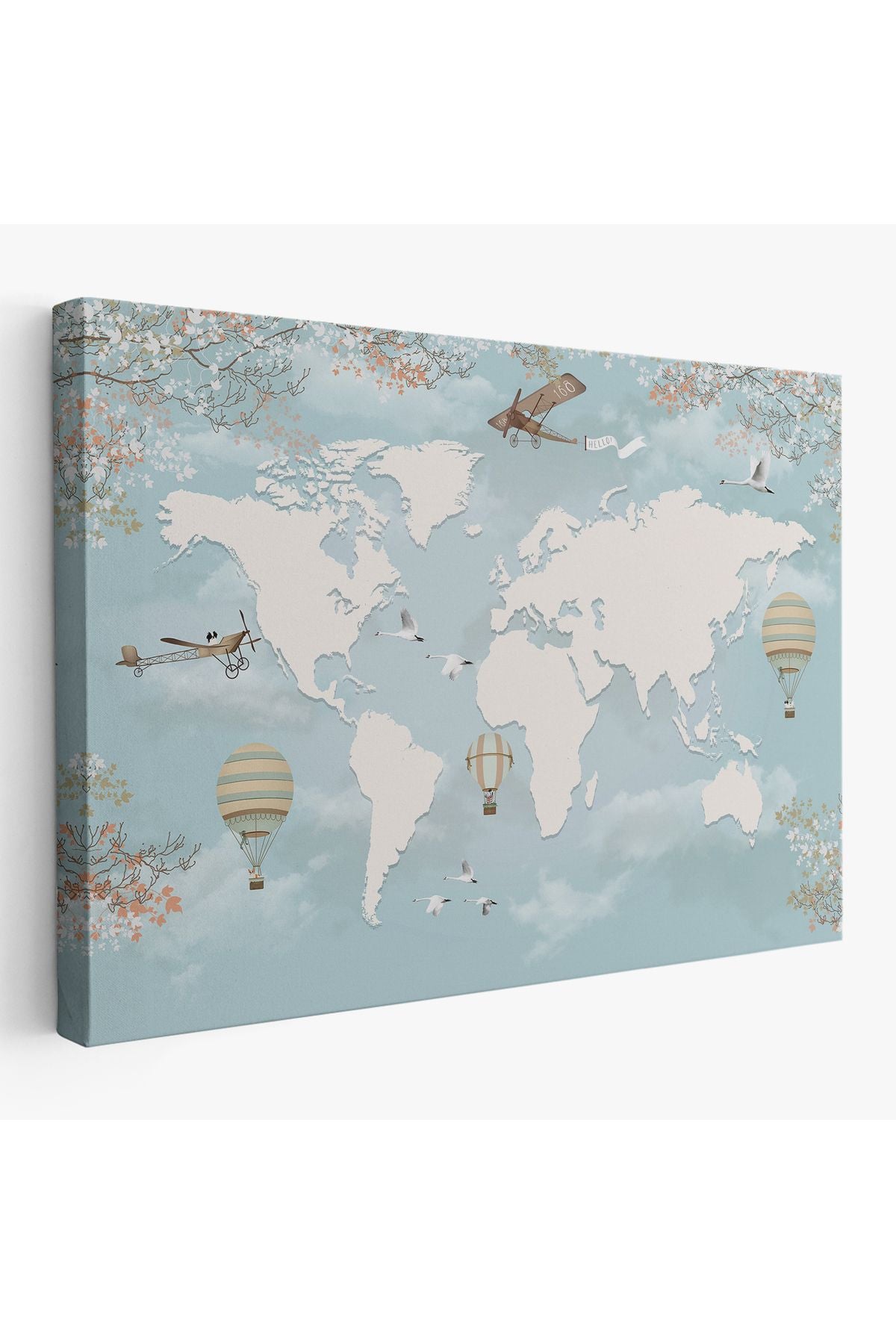 Çocuk Odası İçin Dekoratif Kanvas Duvar Tablosu-3674