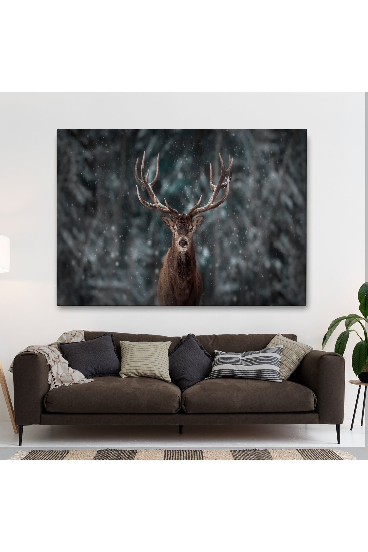 Geyik Dekoratif Kanvas Tablo 1164