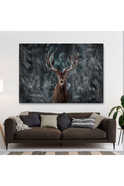 Geyik Dekoratif Kanvas Tablo 1164