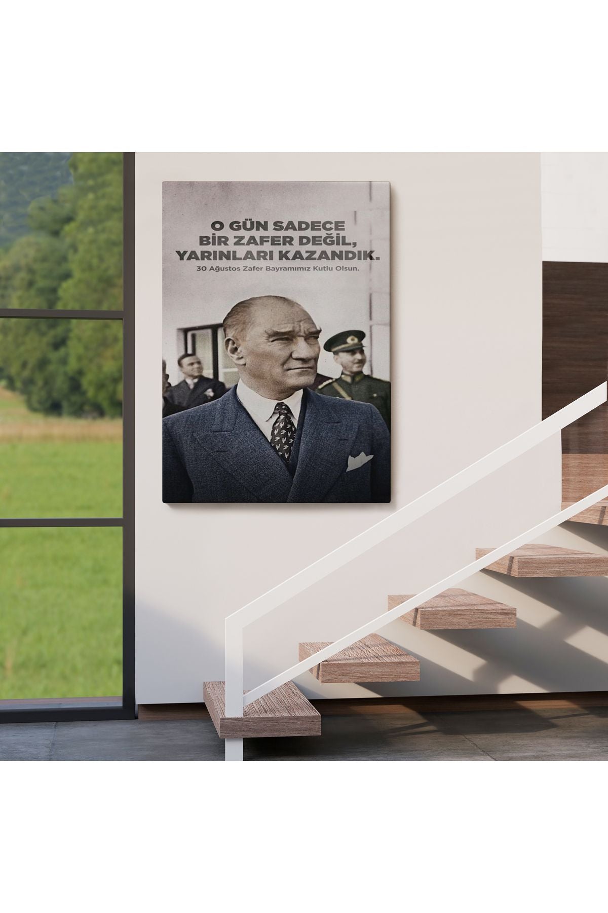 O Gün Sadece Bir Zafer Değil Yarınları Kazandık Atatürk Tablosu-6051