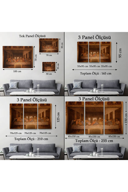 Da Vinci'nin Son Akşam Yemeği Kanvas Tablo-5188