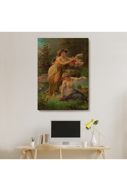 Çiçek Taoplayan Kadınlar Tablosu-6483