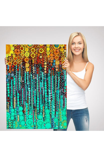 Renkli Sarmaşık Duvar Tablosu-6101