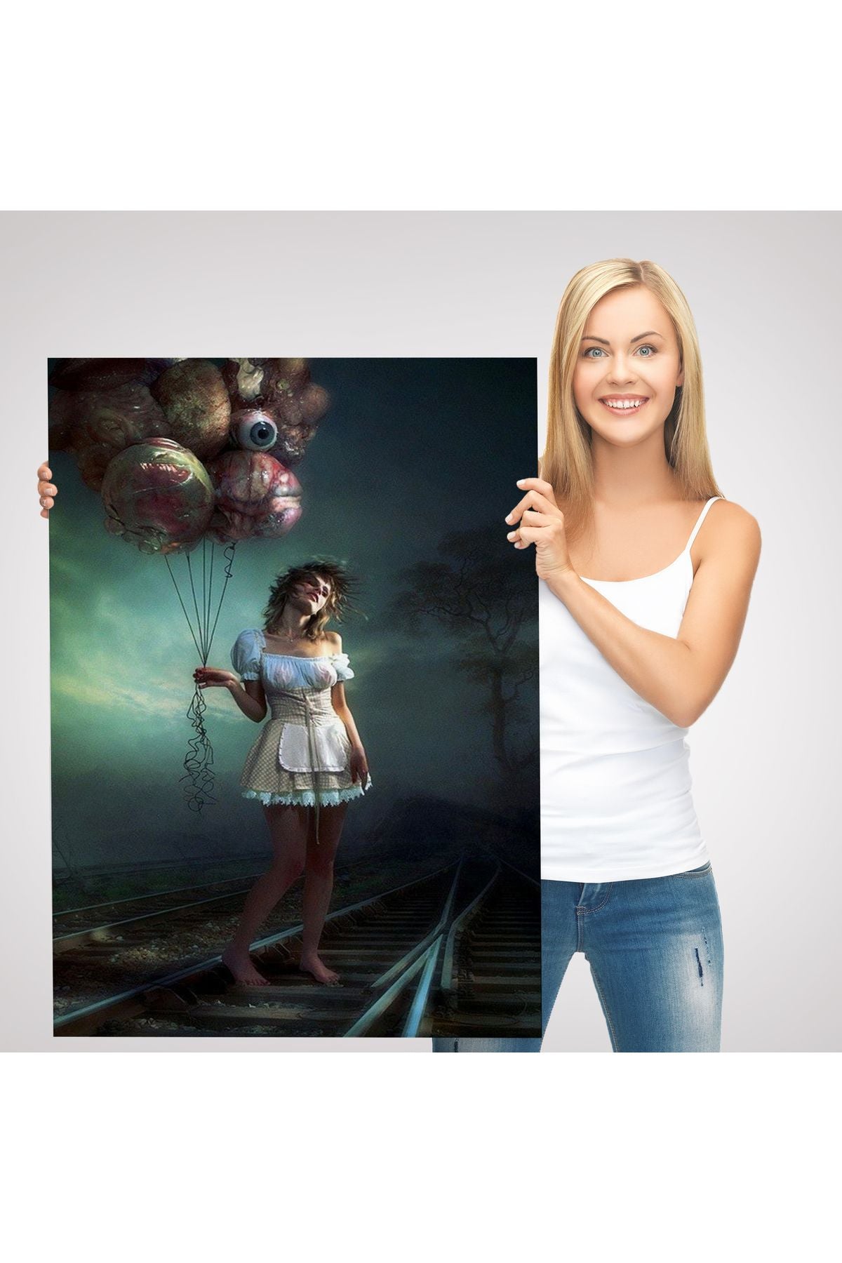 Süerreal Kadın Buhran Tablosu-6010